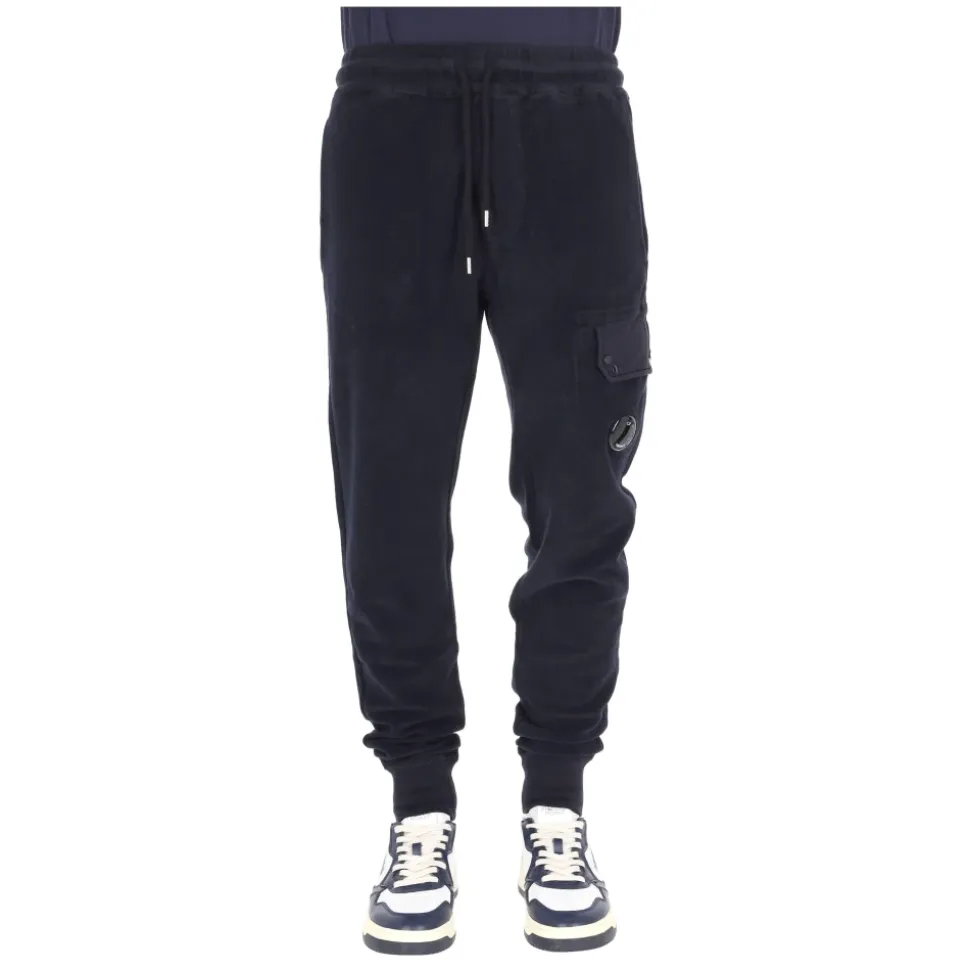 Brushed Emerized Diagonal Fleece Lens Sweatpants