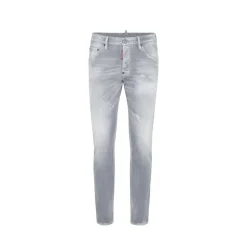 Brushed Grey Skater Jeans