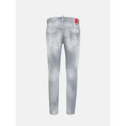 Brushed Grey Skater Jeans