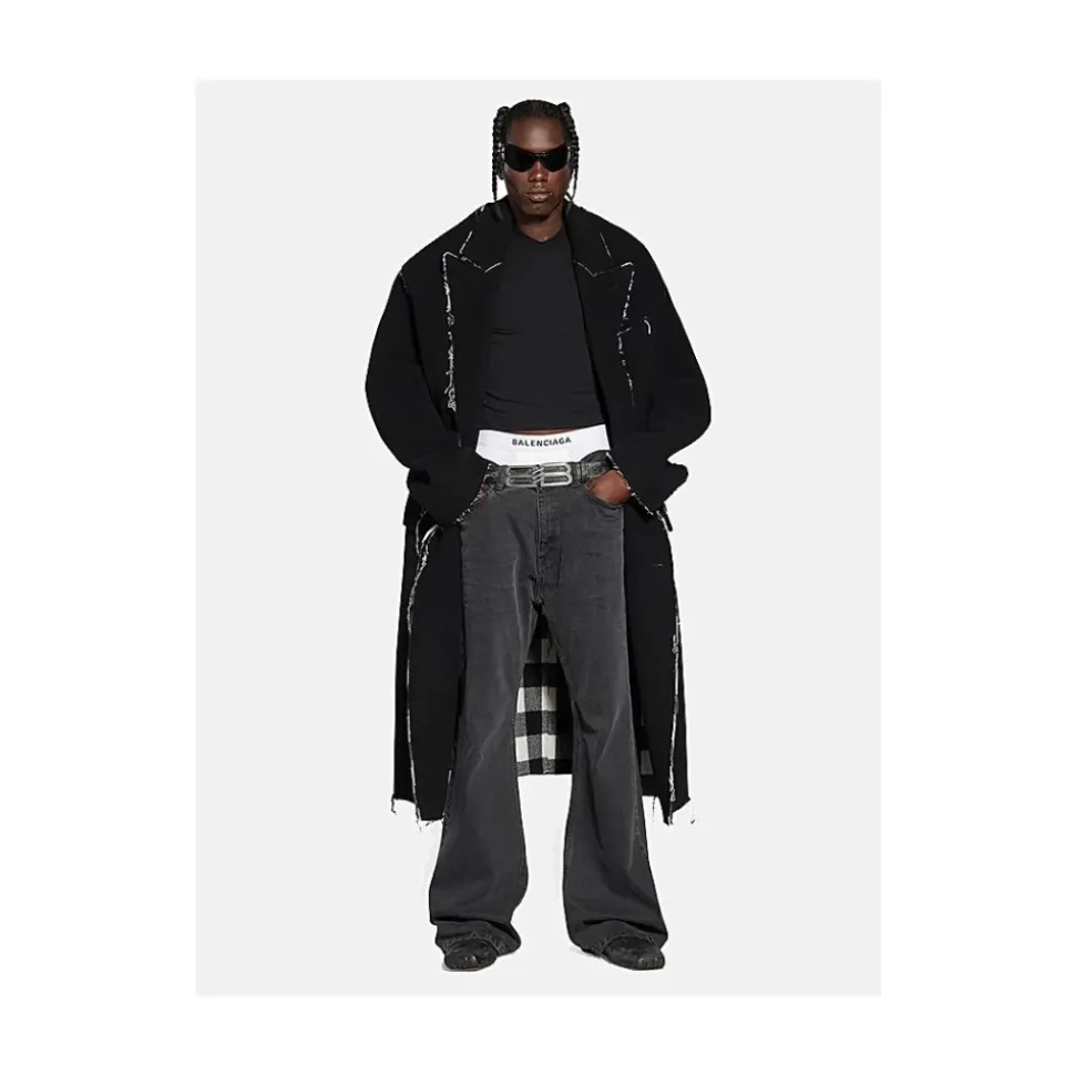 Buffalo Check Oversized Mantel