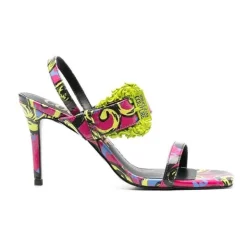 Bunte High Heel Sandalen