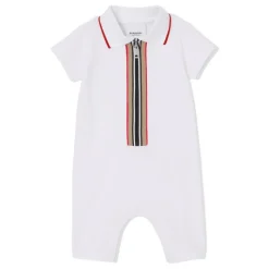 Burberry Kids Kleid Weiß