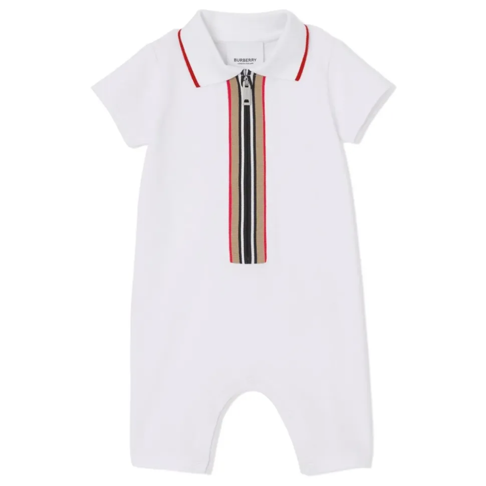 Burberry Kids Kleid Weiß