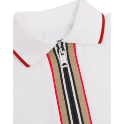 Burberry Kids Kleid Weiß