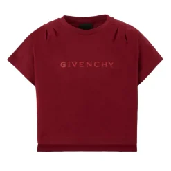 Burgund Kurzarm T-Shirt 4G Motiv