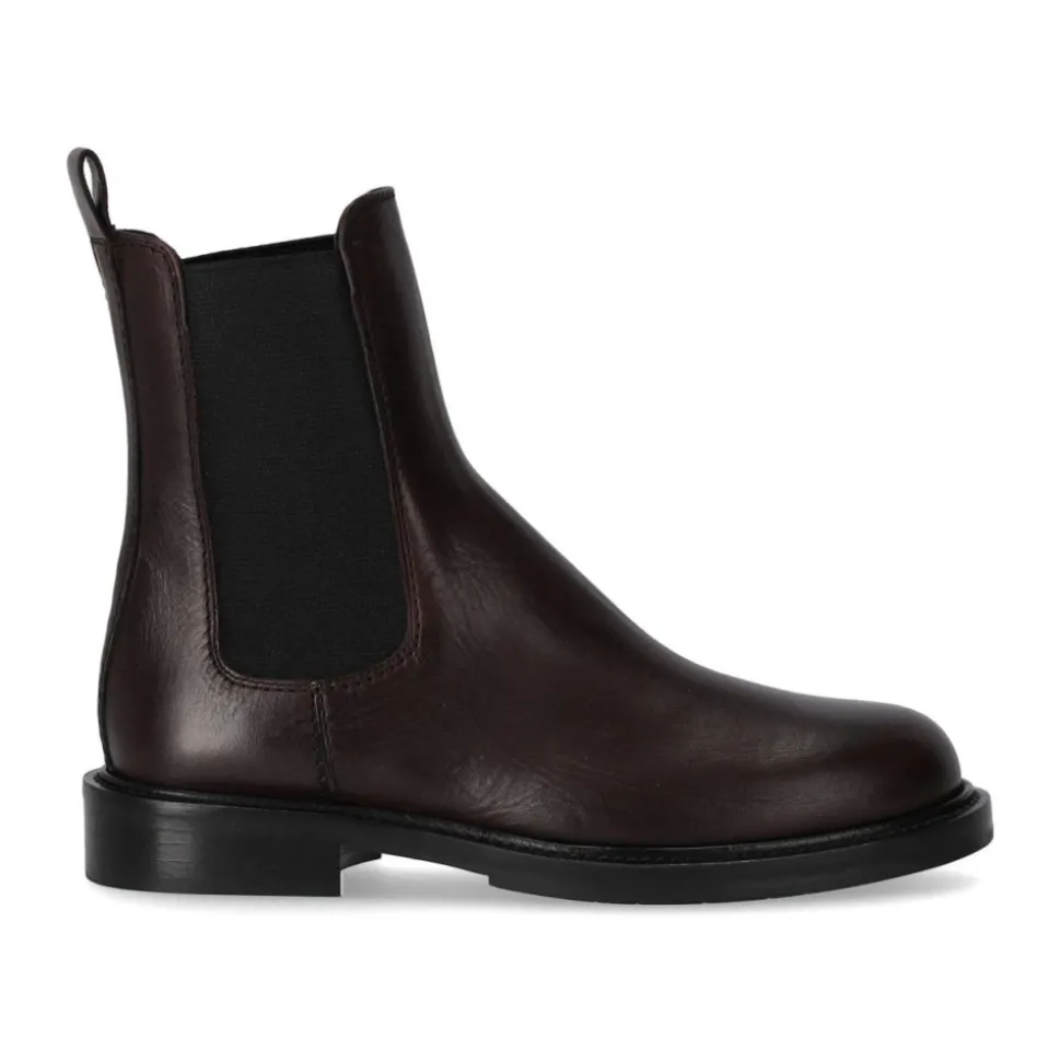 Burgunder Chelsea Boot mit Elastischer Zunge