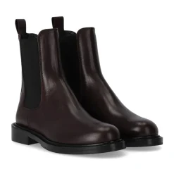 Burgunder Chelsea Boot mit Elastischer Zunge