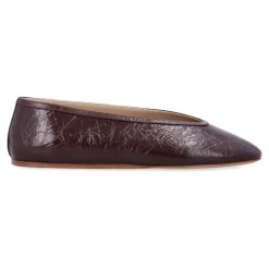 Burgunder Geschlossene Schuhe Luna Hausschuhe