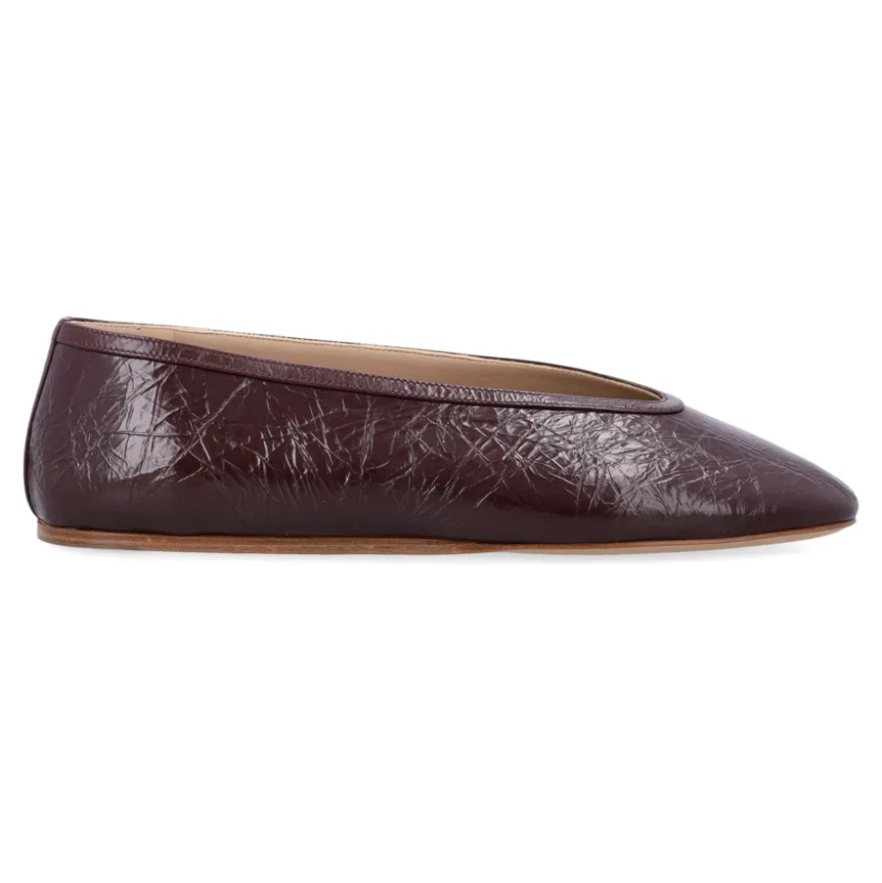 Burgunder Geschlossene Schuhe Luna Hausschuhe