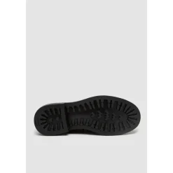 Burgunder Schnürschuh aus Leder