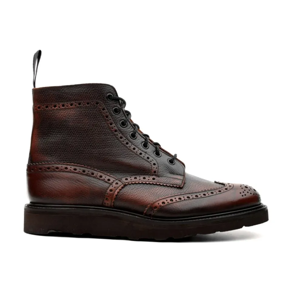 Burgundy Stow Stiefel