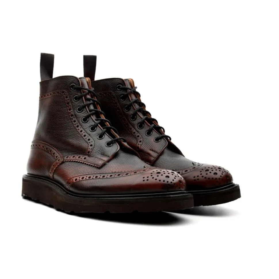 Burgundy Stow Stiefel