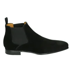 Business Mitte Schwarze Wildlederschuhe