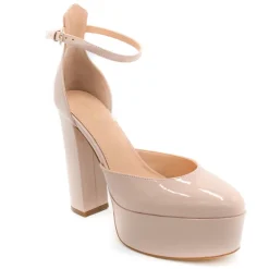 Calane High Heel Sandalen im Lack-Look