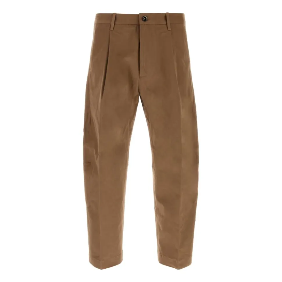Camel Baumwollhose
