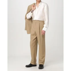 Camel Taillierter Blazer