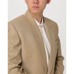 Camel Taillierter Blazer