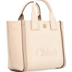 Canvas-Tasche mit Lederdetails