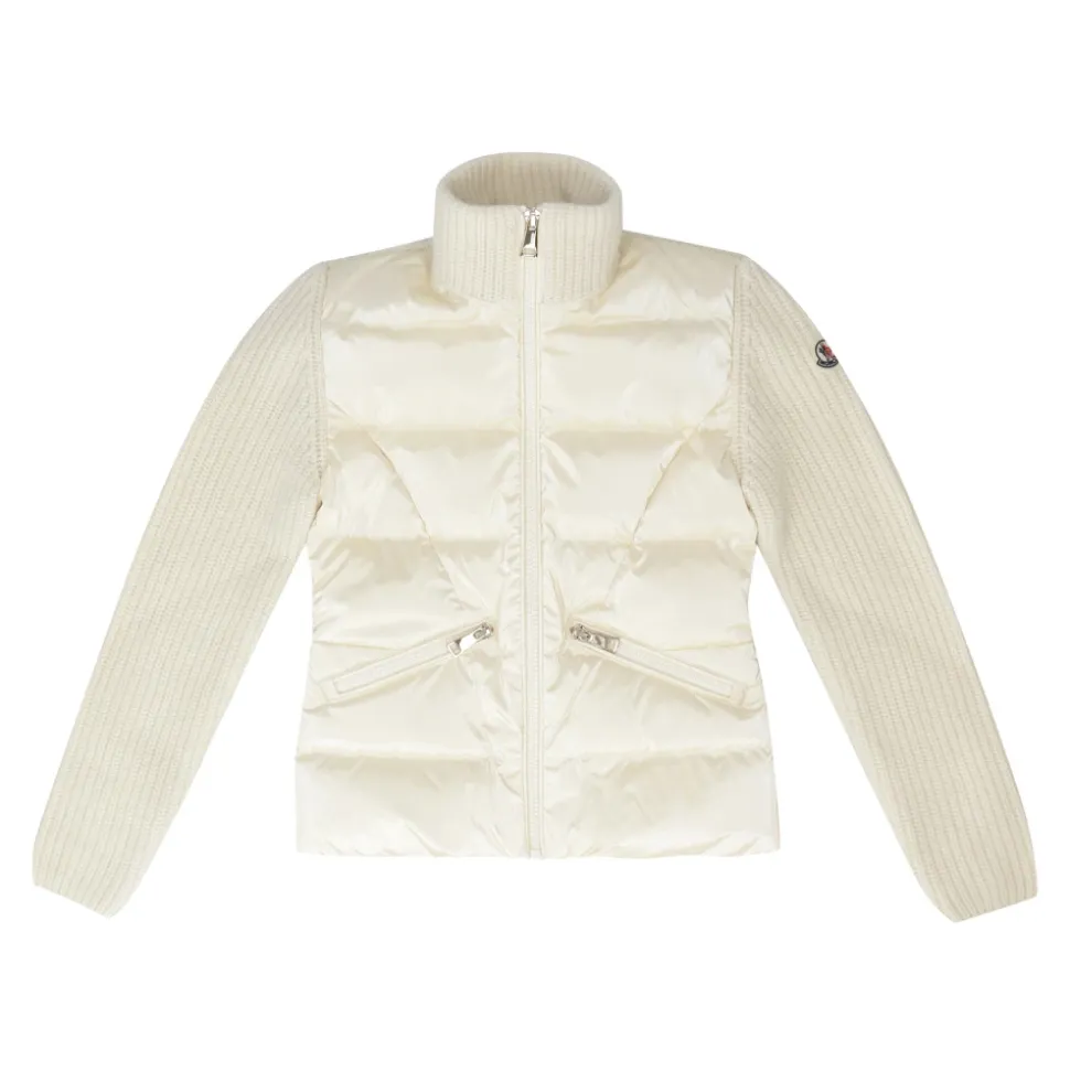 Cardigan mit gesteppter Vorderseite