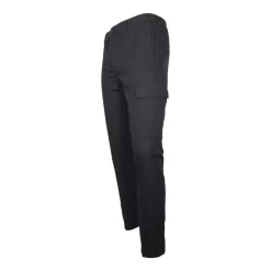 Cargo Hose Slim Fit Schwarz
