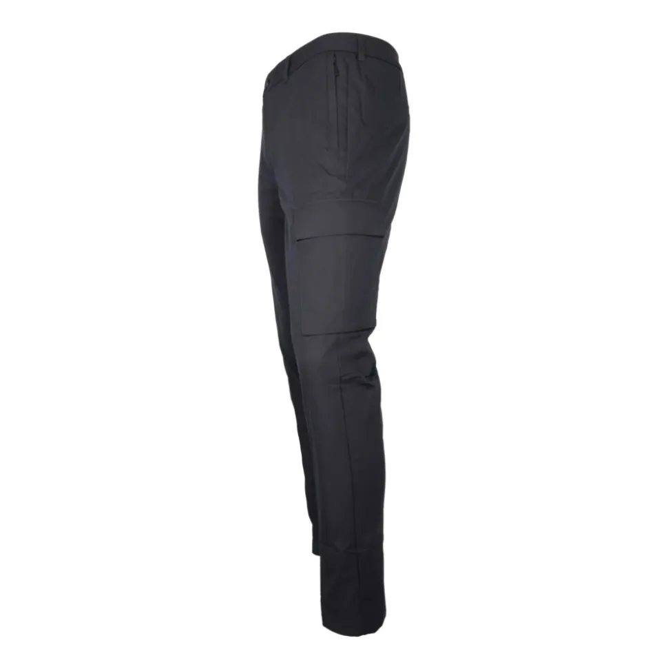 Cargo Hose Slim Fit Schwarz