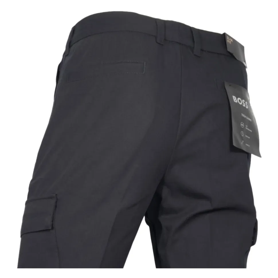 Cargo Hose Slim Fit Schwarz