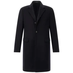 Cashmere Blend Single Breasted Coat