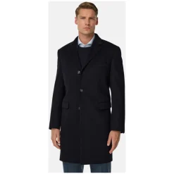 Cashmere Blend Single Breasted Coat