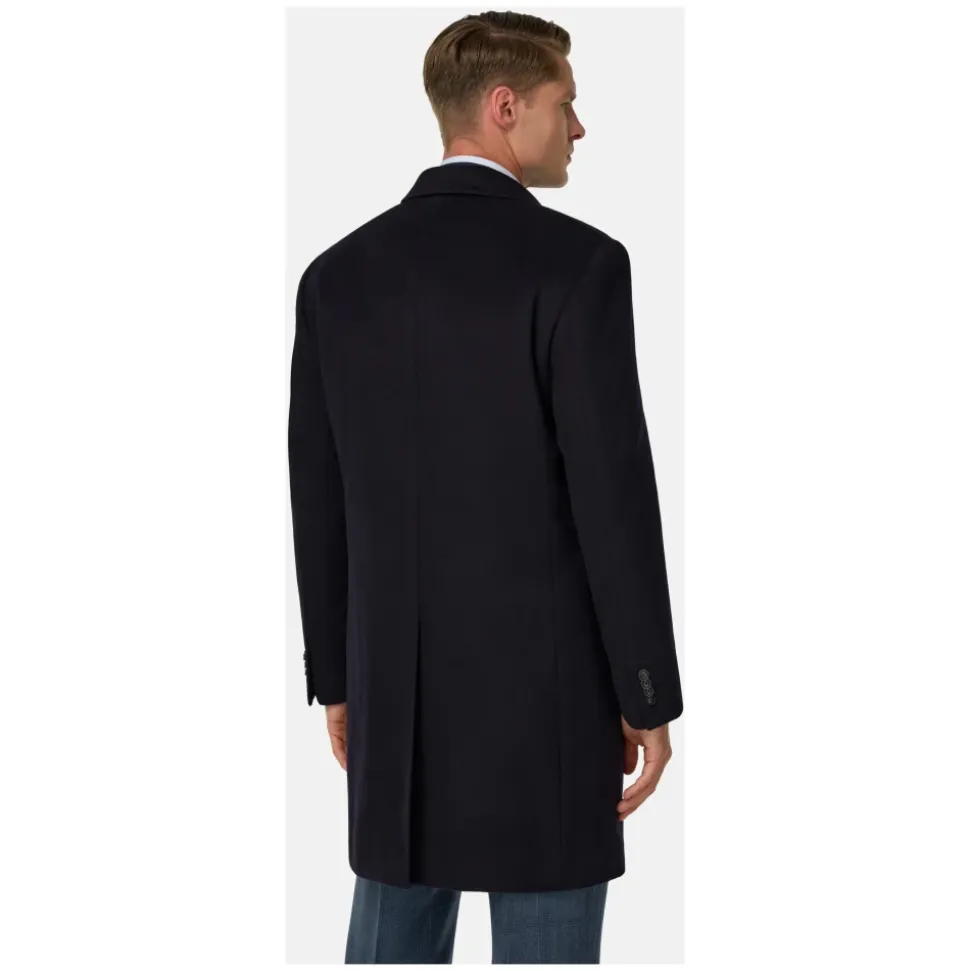 Cashmere Blend Single Breasted Coat