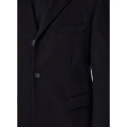 Cashmere Blend Single Breasted Coat