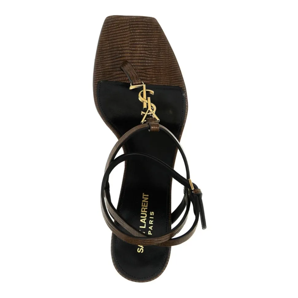 Cassandra Leder Flip-Flop Sandalen