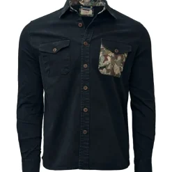 Casual Hemd Hull Blau Schwarz