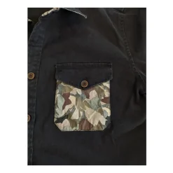 Casual Hemd Hull Blau Schwarz