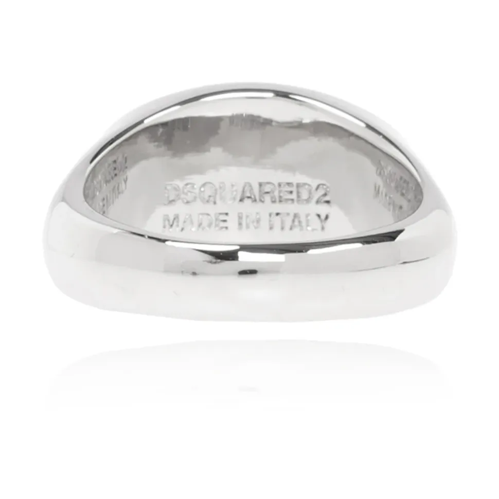 Ceresio 9 Logo Ring Palladium Metall