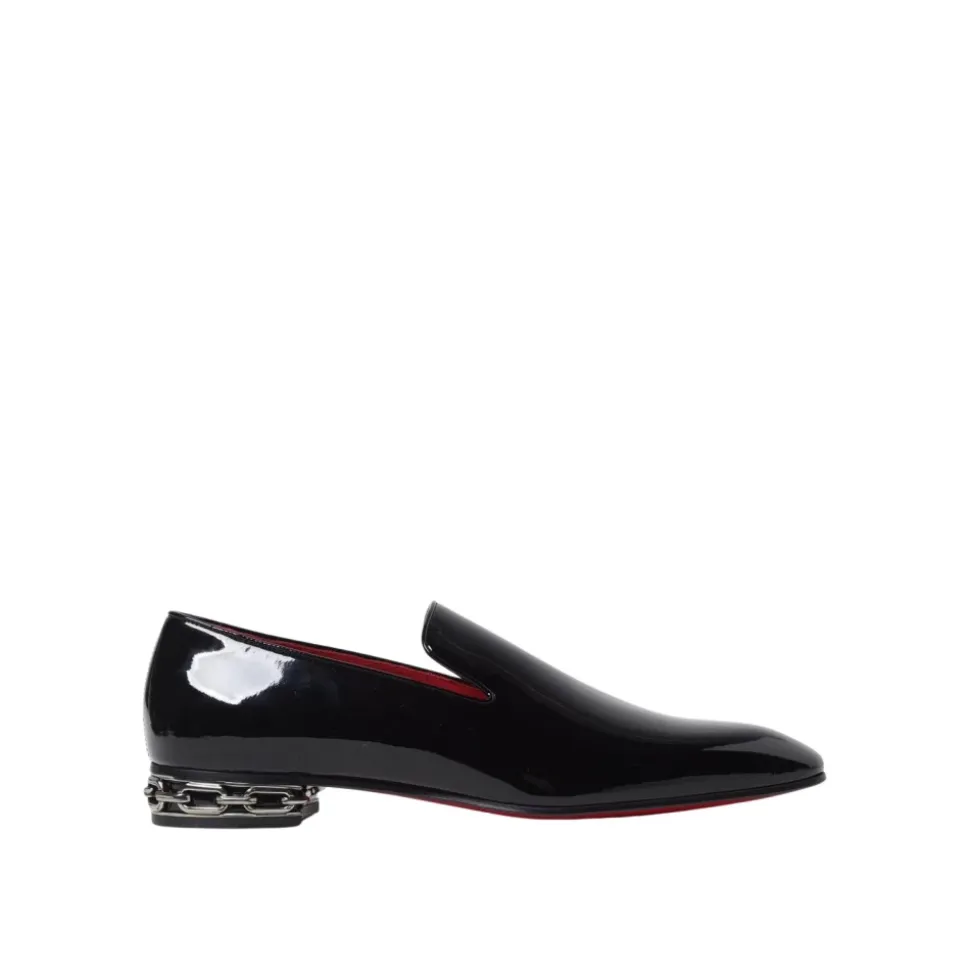 Chain Loafer Patent Leather SlipOn