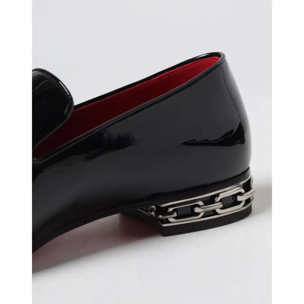 Chain Loafer Patent Leather SlipOn