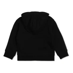Check Label Zip Hoodie