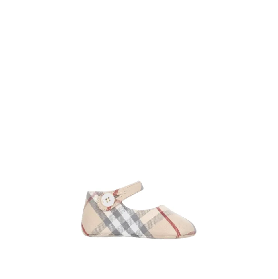 Checked Cotton Shoes