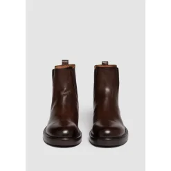 Chelsea Boot mit Dreifachsohle in Dunkelbraun
