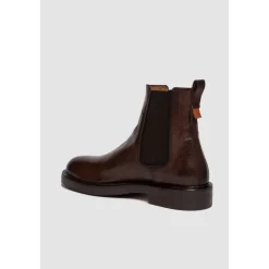 Chelsea Boot mit Dreifachsohle in Dunkelbraun