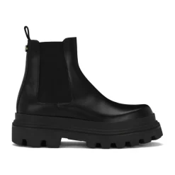 Chelsea Boots aus gebürstetem Kalbsleder