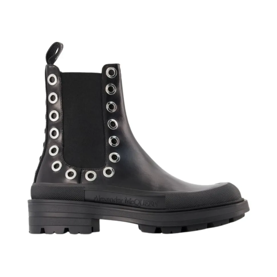 Chelsea Boots mit Ösen-Detail