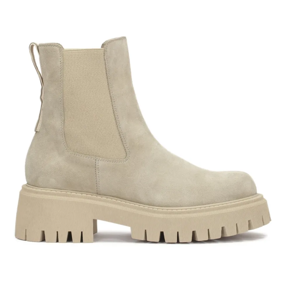 Chelsea Slip-on Stiefel mit Trefoil Sohle