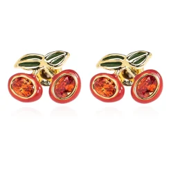 Cherry Motif Ohrringe