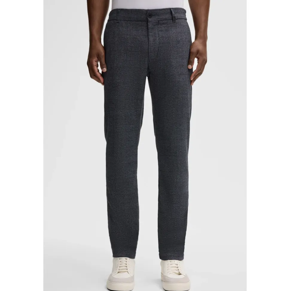 Chino-Hose mit seitlichem elastischem Bund