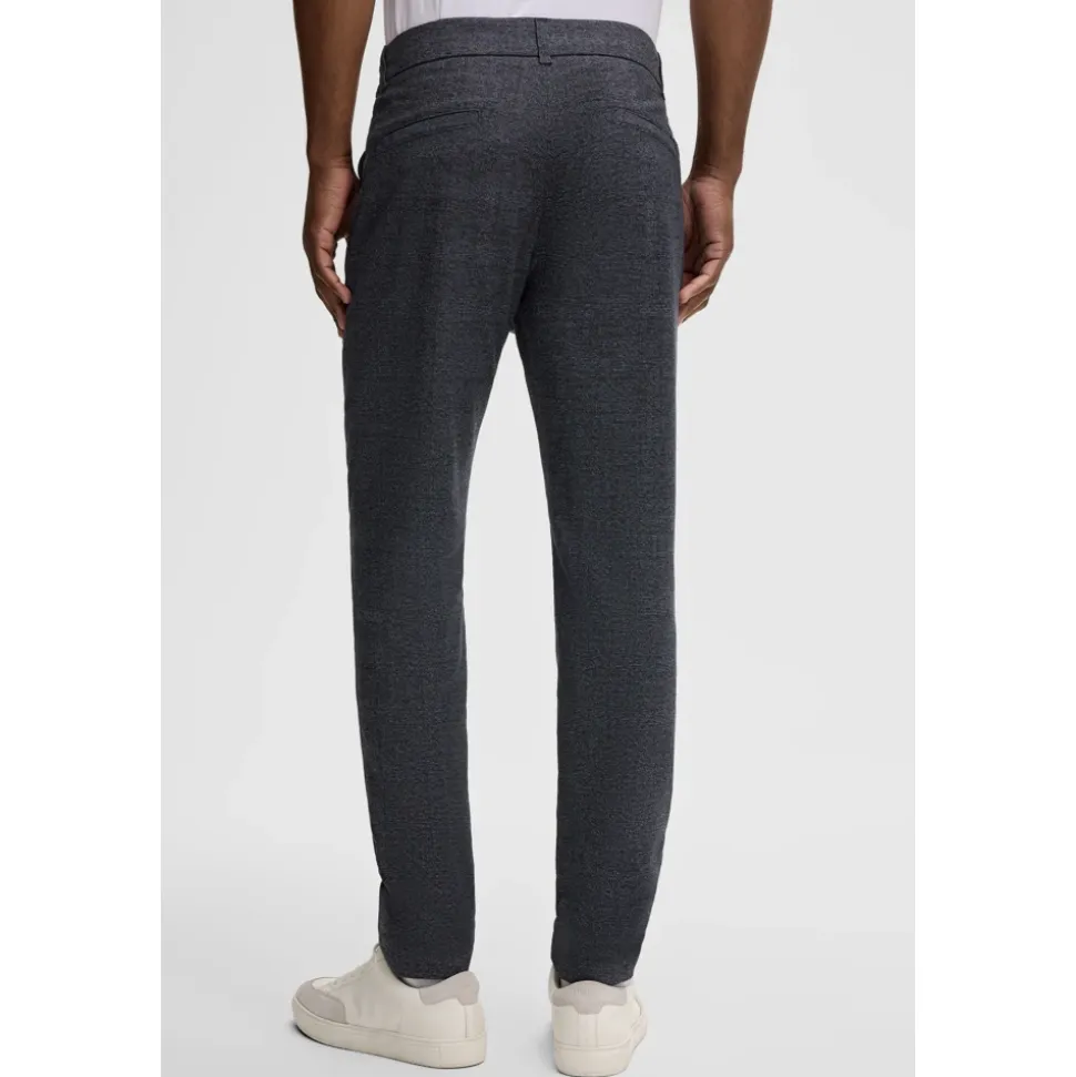 Chino-Hose mit seitlichem elastischem Bund