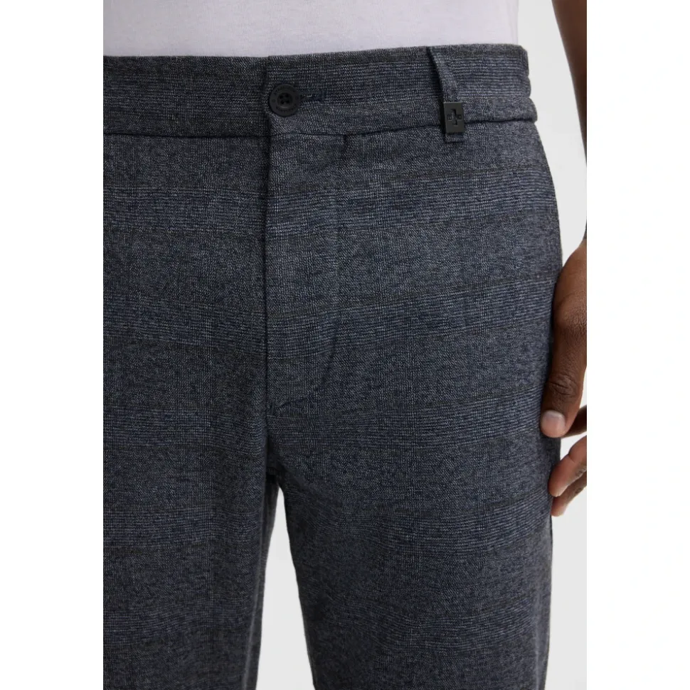 Chino-Hose mit seitlichem elastischem Bund