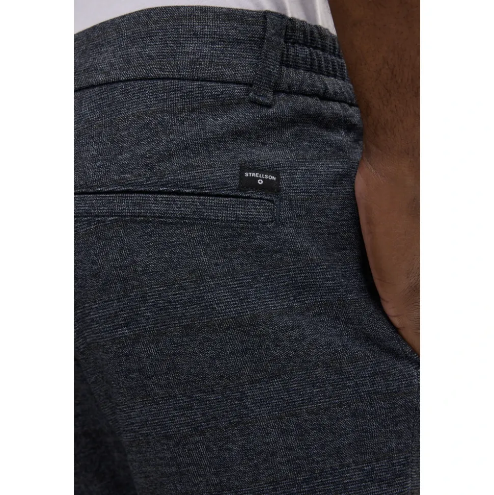 Chino-Hose mit seitlichem elastischem Bund