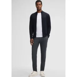 Chino-Hose mit seitlichem elastischem Bund