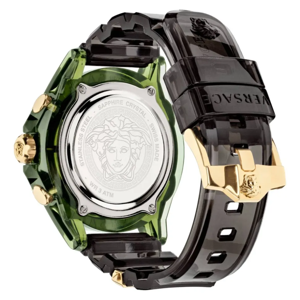 Chrono Active Silikonuhr Grün